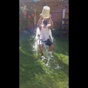 Karl Hughes Instagram - I accept the Ice bucket challenge. Do you? 🙈😂