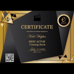 Karl Hughes Instagram - I feel so proud to have been apart of this film, to see it winning awards across the world and bagging some best actor awards, for a film that was pushed away due to the “brexit storyline”... The core story of love, pain and family began to shine. 

So proud to have played a part in this film, feel very humbled and excited to see what the future brings. On to the next, lets goo! 🏆