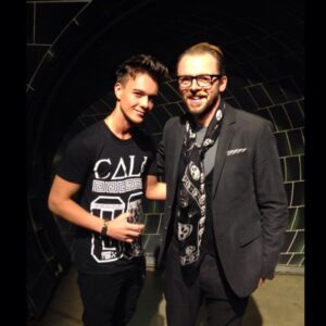 Karl Hughes Instagram - Me & Mr. Pegg 👊🏼