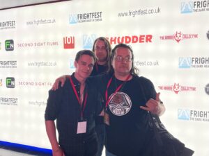 Karl Hughes Instagram - Had an amazing #FrightFest week @frightfestuk 🧟‍♂️👻

I collected some ‘Best Actor’ awards for ‘Coming Back’ and caught up with some very talented friends of mine! I want to go back already… what a week! 🎥🙌🏻