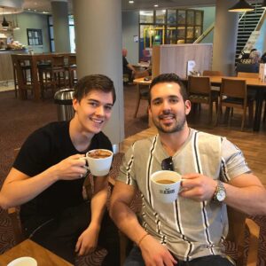 Karl Hughes Instagram - Glad to have my big bro back from NZ! 🙌🏼