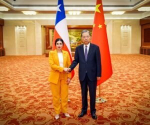 Karol Cariola Instagram - En el marco de la visita oficial de la Cámara de Diputadas y Diputados a la República Popular China, sostuve una serie de reuniones con importantes autoridades: el presidente del Comité Permanente de la Asamblea Popular Nacional de China, Zhao Leji, el vicepresidente del Comité Permanente de la 14 sesión de la Asamblea Popular Nacional, Sr He Wei, quien, además, encabeza la contraparte China del comité de diálogo político entre la Asamblea Popular Nacional de China y el Congreso Nacional de Chile, y el presidente del Comité Nacional de la Conferencia Consultiva Política del Pueblo Chino CCPPCh, Sr. Wang Huning. 

Estos encuentros cumplen con el importante objetivo de seguir potenciando el intercambio parlamentario, fortalecer lazos con nuestro principal socio comercial y adquirir nuevas herramientas tecnológicas en favor de la ciudadanía 🇨🇳🤝🏼🇨🇱