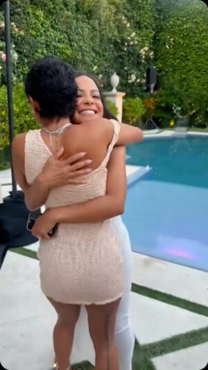 Karrueche Tran Instagram - REUNITED AT LAST @christinamilian