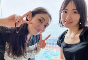 Kasumi Yamaya Instagram - 上半期、頑張った自分達へのご褒美。

土砂降りも我々らしい笑めっちゃ楽しかったなぁ^ ^
下半期も頑張るぞぉ！
そしてもっと楽しいこと一緒にするぞぉ！

#大磯プリンスホテル #大磯プリンスホテルスパ #サウナ 
#生駒里奈  #山谷花純#女子旅