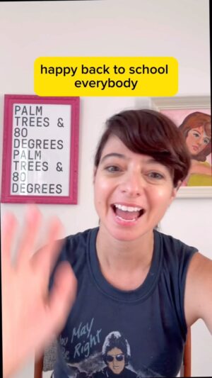 Kate Micucci Instagram - Back to school idea! #backtoschool