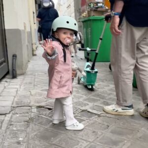 Katelyn Tarver Instagram - Struggling to know how to caption this. Do I go with short and sweet like “au revoir madame!” to highlight the cute French toddler moment? Do I focus on the Mona Lisa selfie featuring a stranger? Do I go sincere and share about how these few days in Paris truly felt life changing? Ugh can’t decide! Text me back.