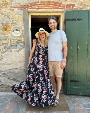 Katherine Kelly Lang Instagram - The most peaceful time of this trip has been spending time with @lucalvani and @alefrenk at their beautiful home in the countryside @legusciane .. we woke up to homemade breakfast. The best avocado toast and eggs I have ever had! I can’t wait to come back and spend more time. Very exclusive and private. We even got to play with the chickens. And catching up with our friends was very special moment for me. Thank you Luca and Alessandro! Love you lots!! ❤️❤️❤️