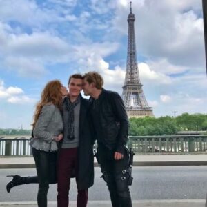 Katherine McNamara Instagram - We’ll always have Paris! 🩵🥐🇫🇷 It’s been 6 years since the #Shadowhunters crew took to the streets of Paris to film some #TeamEvil shenanigans. One of the most magical weeks of my life - Magnus Bane would approve. Would I love to go back? Absolument! ✨♥️ #Shadowfam #ShadowhuntersLegacy