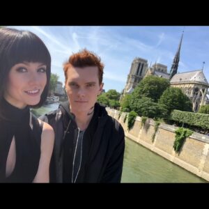 Katherine McNamara Instagram - We’ll always have Paris! 🩵🥐🇫🇷 It’s been 6 years since the #Shadowhunters crew took to the streets of Paris to film some #TeamEvil shenanigans. One of the most magical weeks of my life - Magnus Bane would approve. Would I love to go back? Absolument! ✨♥️ #Shadowfam #ShadowhuntersLegacy