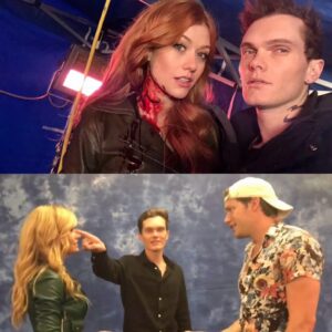 Katherine McNamara Instagram - Happy birthday my dearest darling (half) demon brother! @lukebaines you are such a uniquely wonderful and endlessly creative person. I’m so proud of you for all you have accomplished and so grateful for you in my life. Hope you have a day as amazing as your cheekbones! 🩵🔥👯