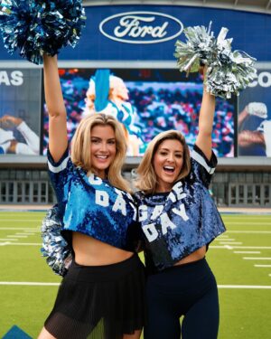Kathryn Dunn Instagram - maybe the real @dccheerleaders were the friends we made along the way 👯‍♀️💙

It’s been super cool seeing everybody be introduced to the Dallas cowboys cheerleaders through their new Netflix show! I grew up with the dream of being a DCC and even had the honor of being invited to training camp twice, in 2008 and 2013. And I always look back at those memories with the biggest smile🥰

When I look back it’s actually crazy to think of how much that experience shaped who I became, even though I didn’t even make the team. But everything that I’ve gone on to do and succeed at- pageants, NBA Cheer, reality tv- can all be attributed back to the confidence I gained during my first audition experience at 18 years old. So I’ll always look back on that and be grateful💙