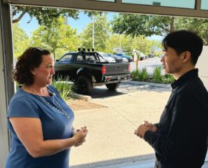 Katie Porter Instagram - I stopped by @alphamotorinc to learn more about their electric vehicle development and how they’re making EVs more accessible for every American.

Orange County is lucky to be home to so many innovative small businesses that drive competition and strengthen our economy.