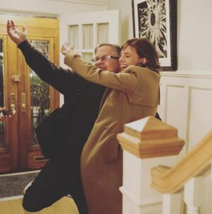 Katja Herbers Instagram - Uhhhh folks look at slide 2 it’s kind of insane!!! Can we get another season please, Wall Street? Seems like we make good profit 💵 Second most streamed original show on all platforms combined 🤯 Say whuuutt! Let us give you more Good Evil? Kings want it. Actors want it. Crew wants it. 🫶 Speaking of crew look at slide 7, here they all are, the people who make the show! And a bunch more BTS stuff of the horrid times we have. Last slide is us out of our on screen constumes in the dead of winter. Our characters don’t exist without @danlawsonstyle. Stay cool today, friends. Oh and a new ep came out, get itttt 👻😈