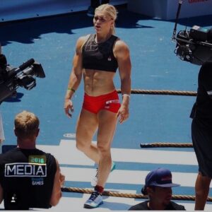 Katrin Tanja Davidsdottir Instagram - Carson, California 📍🔥❤️⚡️ where some of my favorite memories in the world were made!!!! @crossfitgames 

Watching @thewestcoastclassic this past weekend brought back all of the feelings - and man did I miss being in that tennis stadium. Every time I came off of that competition floor I remember saying “it was like MAGIC out there!” 💫 the floor always felt so small & the it was like the people were pretty much on top of us & it just always gave me SO much energy!!!!!! 

One of my favorite part about these photos though, is that I believe there is only ONE in the whole carousel that I actually won. All of the other ones with my hands up in the air I just FELT like I had won 🥹🫶🏼 I was so focused on my own execution & doing my absolute best that no result could budge how happy and proud I was of myself .. the leading photo for example: I took 14th 😂

Congratulations to all of the competitors who made it to the @crossfitgames this past weekend - I am so excited for all of you to get to head into the best time of the year: GAMES TRAINING BABY ☀️🫶🏼✨
