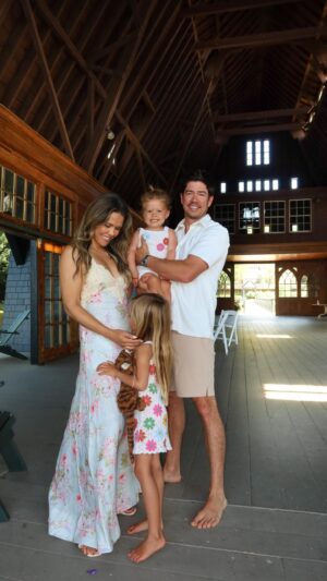 Katrina Scott Instagram - We are over the moon to meet our little miracle this December 🤍 Thank you for all your beautiful messages and support on this journey. We are eternally grateful for you all ♾️

Someone just told me that this miracle is a spirit that has been trying to meet us earthside all this time… and I can’t stop thinking about it 🙏🏼🪽