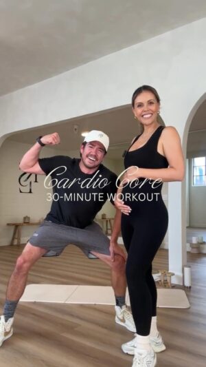 Katrina Scott Instagram - Oh baby! Cardio CORE and a big announcement in @studio.ksl 🤍

Thank you everyone for joining today and for being on this journey with us. 🙏🏼 We love you from the bottom of our hearts and it means the absolute world to share these experiences together. 

I appreciate you, endlessly. I hope I can always show you my appreciation through teaching and bringing health and happiness into your home ♾️ 

Lots more classes coming this summer   pregnancy workouts and modifications! Here we go party of 5 🥲 More to come in @studio.ksl