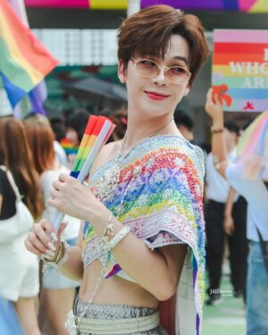 Katsamonnat Namwirote Instagram - A moment to celebrate equality, diversity, and love. Let's rejoice in the freedom to love and build a world in which everyone may look forward to with pride. It's not just for me or you; it's for everyone. when "love" actually means "love" to everyone. 🏳️‍🌈
❤️🧡💛💚💙💜
#Pride #BangkokPride2024