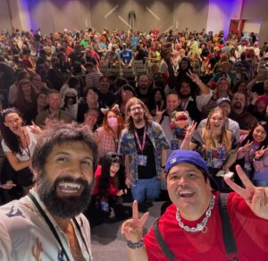 Kayvan Novak Instagram - Thank you to all of you lovely people that came to see me and @harveyguillen at the superb @galaxyconraleigh AND for all my lovely gifts 😉 #wwdits #wwditsfanart