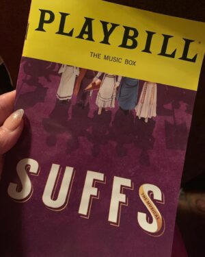Keegan Connor Tracy Instagram - New (York) hat, who dis?
What a whirlwind couple of days - I really packed it in! From performing as a first timer on the @mothstories stage (bucket list) to being at the protested @suffsmusical show on Broadway to riding an e-bike in a dress through the lawless streets of Central Park. Damn NYC, you are just full ON. ❤️🗽#nyc 
Thanks so much @raphaelsbarge for showing me the ropes - and for making the trek out to Brooklyn with me to throw my hat in the ring. (etc)