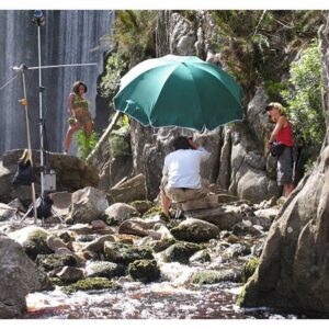 Keenyah Hill Instagram - How bout some never before seen America’s Next Top Model BTS🍿😮🫢 who remembers these episodes??? These shots of this massive South African waterfall are breathtaking. Kloofing down a river to this waterfall was ineffable ✨ no regrets whatsoever, but it’s wild to look back to see that this size was considered “too big” in the modeling industry at this time 🥲 Do you remember this?