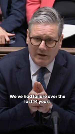 Keir Starmer Instagram - 14 years of sticking plaster politics has failed Britain. 

I am proud to lead a Labour government committed to delivering change.