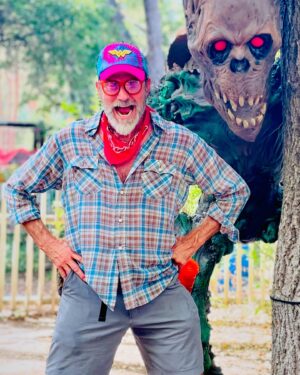 Keith Allan Instagram - Took a break to chill with my monster!