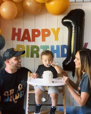 Kellan Lutz Instagram - Happy 1st birthday to our S☀️NSHINE boy!!!!! He is the absolute sweetest and truly brings so much light to our family. Can’t believe how fast time is flying but we’re loving every single second watching him grow! How do we have a 2 AND 1 year old now?!