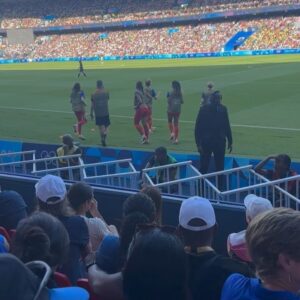 Kelley O'Hara Instagram - 15/10 would recommend 48 hr full send to Paris to watch your friends win gold 🤘🇺🇸