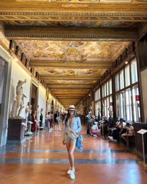 Kelly Hu Instagram - Three museums in one day.  My feet are killing me but my soul is full of beauty and creativity.  My head is still spinning from all that I experienced today. 
Grazie Firenze!