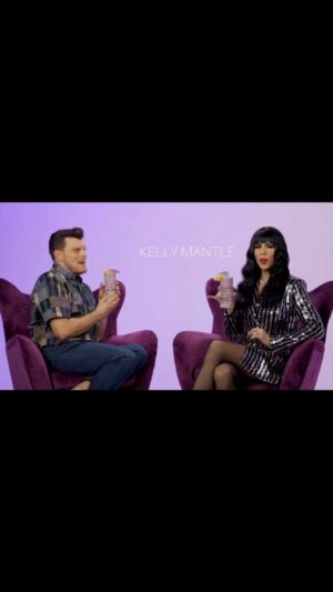 Kelly Mantle Instagram - Check me out on the latest episode of @servvodka #AQuickDrink with host @justinmartindale on the @peg YouTube channel as we concoct #SheilasTikiTorture with lighter fluid. 🔥🍹 (Link in bio)