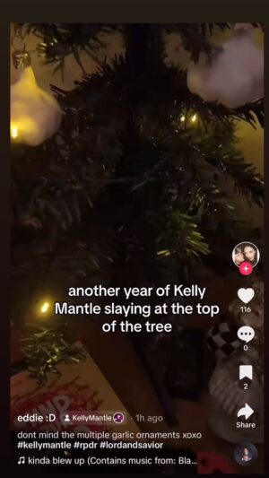 Kelly Mantle Instagram - 😂🎄