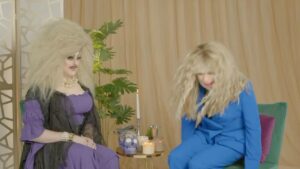 Kelly Mantle Instagram - Can @laganjaestranja teach an old dog some new tricks? Does Sandy have any talent? Will her past catch up with her? Find out on today’s episode of #SandysStories #Episode4

Directed by: @johnmarkcreative
Starring: @kellymantle 
@trixiemattel @katya_zamo