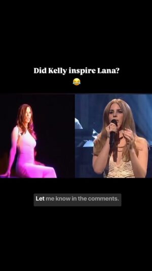 Kelly Mantle Instagram - “I was always an unusual girl” 😊 
From @itsgreengay’s YouTube 😂
#LanaDelHeyyy
