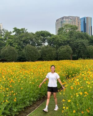 Kemisara Paladesh Instagram - morning run 🍋🫛🌼