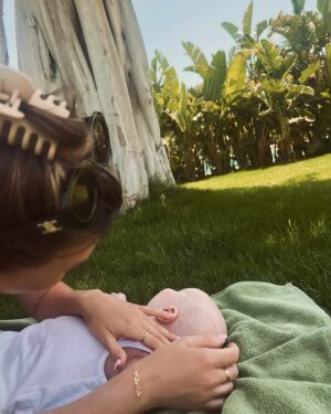 Kendall Rae-Knight Instagram - Mum life is sitting in the shade all holiday with your baby and coming home paler than when you arrived…but I wouldn’t have had it any other way, these are the best memories I’ll treasure forever!🩵