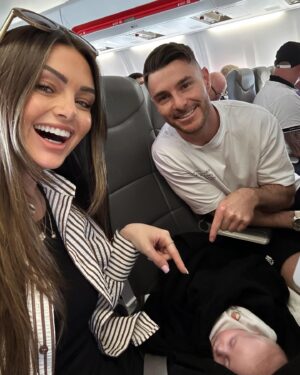 Kendall Rae-Knight Instagram - Cooper Cole’s first holiday 🛩️🤍