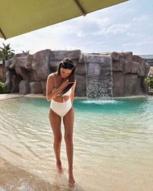 Kendall Rae-Knight Instagram - Swimsuit series🍦🍋‍🟩🍨🍍🥝