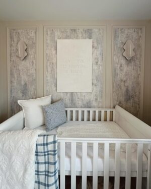 Kendall Rae-Knight Instagram - His dreamy nursery ☁️🏹🧴🫧🤍 

Better late than never, his gorgeous little nursery so many of you wanted to see.. it’s definitely my favourite room in the house. All I wanted was it to feel calm and peaceful, it’s perfect.

Nursing chair -  @obabyuk sorced by @millieandralph *prproduct
Canvas - @milk_creative_ 
Changing mat & cot- @beautiful_bambino