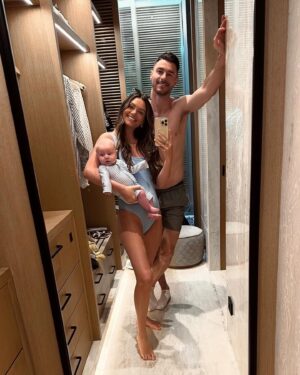 Kendall Rae-Knight Instagram - Happy 32nd Birthday Beb! 🎂 Thank you for everything you do for the 3 of us. I’m so lucky to have a man like you who’s stepped up to being the most hands on, amazing, funny, caring daddy to our baby boy. You make my life as a mummy so enjoyable! Thanks for always being the best partner and caring for me the way you do, you’re my rock 🤍 I love you so much!