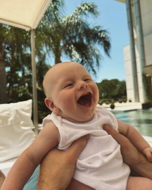 Kendall Rae-Knight Instagram - Mum life is sitting in the shade all holiday with your baby and coming home paler than when you arrived…but I wouldn’t have had it any other way, these are the best memories I’ll treasure forever!🩵