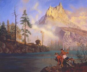 Kent Monkman Instagram - Cree Master 1
Acrylic on canvas
10” x 12”
2002