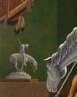Kent Monkman Instagram - Si je t’aime prends garde à toi (Study for Icon for a New Empire)
Acrylic on canvas
36” x 24”
2007