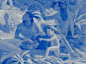 Kent Monkman Instagram - Watercolour Study for Constellation of Knowledge (Cobalt)
Watercolour on Paper
18” x 24”
2022

Recently acquired by @artgalleryvic 

On view now In the Flesh: The Nude in Art, Past and Present until March 31 curated by @scarletonmcneil