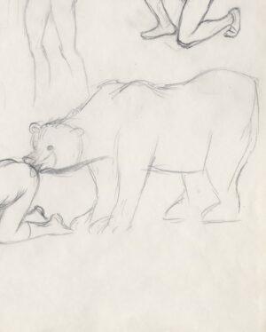 Kent Monkman Instagram - Study for The Triumph of Mischief (After Bosch)
Graphite on Acid Free Paper
Paper Size: 11” x 13.5”
Frame Size: 18” x 20.5
2007

Preparatory drawing for the painting The Triumph of Mischief in the collection of the National Gallery of Canada

The Triumph of Mischief
Acrylic on canvas
84” x 132”
2007

Collection of the National Gallery of Canada