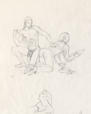 Kent Monkman Instagram - Study for The Triumph of Mischief (After Bosch)
Graphite on Acid Free Paper
Paper Size: 11” x 13.5”
Frame Size: 18” x 20.5
2007

Preparatory drawing for the painting The Triumph of Mischief in the collection of the National Gallery of Canada

The Triumph of Mischief
Acrylic on canvas
84” x 132”
2007

Collection of the National Gallery of Canada