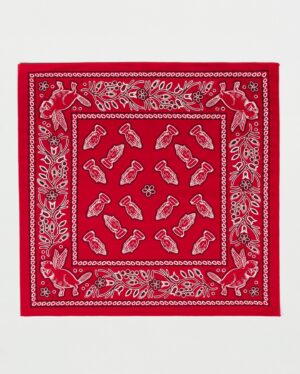 Kent Monkman Instagram - To celebrate National Indigenous History Month and Pride Month, the Studio is doing a giveaway!

Kent created Miss Chief’s Fanny Flags as a tribute to queer history and the practice of flagging. The editioned set includes four colourful bandanas printed with an intricate array of beavers, Miss Chief’s “praying hands,” and beadwork-inspired woodland patterns on cotton made on Turtle Island. Inspired by the creativity and resilience of Two-Spirit and queer communities, Miss Chief’s Fanny Flags make a flashy accent for any ensemble from top to bottom.

You and a friend could each win a set of Miss Chief’s Fanny Flags. To enter, please comment on this post and tag a friend. You both must be following this account. Winners will be chosen randomly and contacted through DM.

Giveaway ends Monday, June 10th.

Miss Chief’s Fanny Flags
2021
Set of four screenprinted cotton bandanas
Made in USA
20.8” x 20.8”
Edition of 400   APs