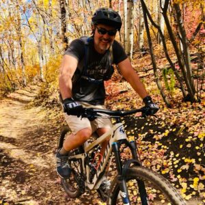 Kerr Smith Instagram - Crushing #parkcityresort on an absolutely amazing Fall day. #pivotcycles #pivotswitchblade @terralife_wellness