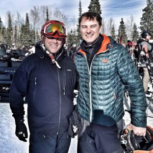 Kerr Smith Instagram - Day 1, 2020. Bluebird day, great snow, great company.