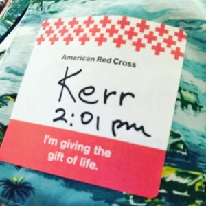 Kerr Smith Instagram - Give blood. It’s needed now more than ever. ZERO COVID complications. #redcross #americanredcross
