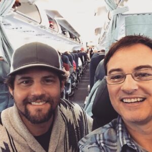 Kerr Smith Instagram - #lifeunexpected sighting on the plane.  #teambaze #teamryan